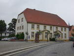 Oelde, Stadtbcherei am Hermann Johenning Platz (04.06.2024)