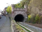 Kyllburg, Westportal des Kyllburger Tunnels, erbaut 1870 (06.11.2025)