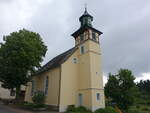 Lettweiler, evangelische Kirche, erbaut 1763 durch den Architekten Philipp Heinrich Hellermann (26.07.2025)
