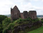 Freudenburg, erbaut ab 1330 von Johann von Bhmen, Graf von Luxemberg, Ruine seit 1646 (03.08.2024)