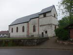 Limbach, alte Pfarrkirche in der Kirchenstrae, erbaut um 1200 (01.08.2024)