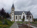 Marpingen, Pfarrkirche Maria Himmelfahrt, erbaut von 1902 bis 1903 von Wilhelm Hector (02.08.2024)