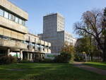 Leipzig, Europahaus am Augustusplatz, erbaut von 1928 bis 1929 durch Otto Paul Burghardt (03.11.2024)