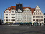 Leipzig, Huser an der Nordseite des Markt (03.11.2024)