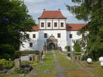 Hainewalde, Torhaus mit Renaissanceportal des Alten Schlosses (05.06.2025)