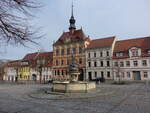 Frohburg, Rathaus von 1887 am Marktplatz (31.03.2024)