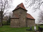 Kulkwitz, evangelische Wehrkirche, romanisch erbaut im 12.