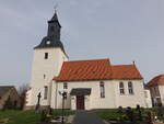 Oelzschau, evangelische Magdalenenkirche, erbaut im 13.