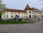 Zwenkau, Rathaus am Brgermeister-Ahnert-Platz (30.03.2024)