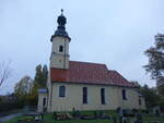 Gldengossa, evangelische Kirche, erbaut 1721 durch Johann Ernst Kregel von Sternbach (02.11.2024)