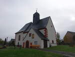 Hopfgarten, evangelische Dorfkirche, erbaut im 15.