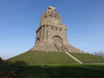 Sttteritz, Vlkerschlachtdenkmal, erbaut von 1898 bis 1913 durch den Architekten Bruno Schmitz (03.11.2024)