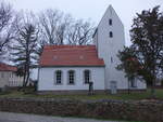 Bennewitz, sptromanische Wehrkirche, erbaut im 13.