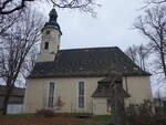 Lindenthal, evangelische Gustav Adolf Kirche, erbaut ab 1720 durch Johann Christian Schmidt (14.12.2024)