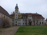 Mglenz, Rittergut, barockes Herrenhaus mit Turm, erbaut im 17.