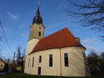 Jahnishausen, evangelische Kirche, erbaut bis 1665 (17.12.2024)