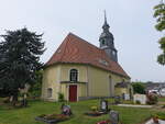 Gro�dittmannsdorf, evangelische Kirche, erbaut 1605 (10.06.2025)