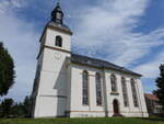 Zettlitz, evangelische Dorfkirche, erbaut 1847 (12.07.2024)