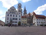 Oschatz, Rathaus und St.