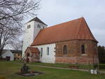 Beerendorf, evangelische Dorfkirche, erbaut im 13.