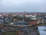 Eilenburg, Ausblick vom Schloberg auf die Altstadt (13.12.2024)