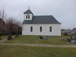 Reibitz, evangelische Kirche, romanischer Kirchenbau erbaut um 1200 (13.12.2024)