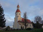 Schna, evangelische Kirche, erbaut im 13.