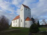 Laas, evangelische Kirche, erbaut im 12.