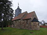 Streetz, evangelische Dorfkirche, romanische Feldsteinkirche aus dem 12.