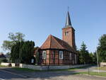 Peckfitz, evangelische Kirche, Fachwerkkirche aus dem 18.