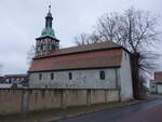 Garitz, evangelische Kirche, romanische Feldsteinkirche aus dem 13.