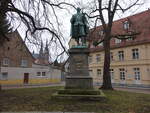 Kthen, Frst Ludwig Denkmal am Schloplatz (12.12.2024)