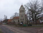 Piethen, evangelische Kirche, erbaut 1909 durch Friedrich Gothe (12.12.2024)