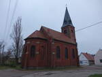 Riesdorf, evangelische Kirche, erbaut 1895 (12.12.2024)