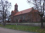 Bobbau, evangelische Christuskirche, erbaut von 1875 bis 1876 (13.12.2024)