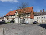 Hadmersleben, Bibliothek und Heimatstube am Markt (15.04.2025)