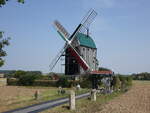 Eimersleben, historische Bockwindm�hle, erbaut 1848 (15.08.2025)