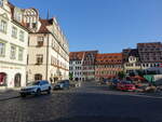 Naumburg, historische Gebude am Marktplatz (21.09.2024)