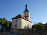 Tultewitz, evangelische Kirche, erbaut von 1780 bis 1783 (22.09.2024)