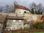 Hornburg, Grenzburg des Bistums Halberstadt, erbaut ab 994, Wiederaufbau im 13.