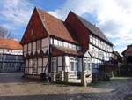 Hornburg, Fachwerkhaus am Friedrich Ebert Platz (23.03.2024)