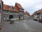 Osterwieck, Fachwerkhuser in der Nicolaistrae (22.03.2024)