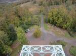 Die obere Plattform des  Josephskreuzes  auf dem Auerberg im Harz erreicht man ber Treppen mit insgesamt 200 Stufen.