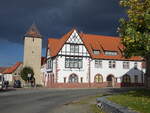 Wegeleben, Eulenturm und Gasthof zur Tanne am Quedlinburger Tor (28.09.2024)