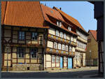 Historische Fachwerkhuser an der Neukirchenstrae im Zentrum von Osterwieck.