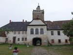 Schloss Allstedt, ehemalige Knigspfalz der Ottonen, erbaut ab 880, Wohnturm erbaut um 1400, Umbau zum Schloss ab 1496 (24.09.2024) 