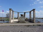 Calbe, Kriegerdenkmal an der Bernburger Stra�e (14.04.2025)