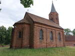 Ferchels, evangelische Kirche, Backsteinbau von 1873 (06.07.2025)