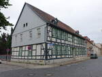 Stendal, Fachwerkhaus in der Weberstra�e (09.07.2025)