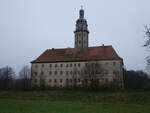 Wasserschloss Reinharz, erbaut von 1690 bis 1701 durch den schsischen Erbmarschall Heinrich Lser (09.12.2024)